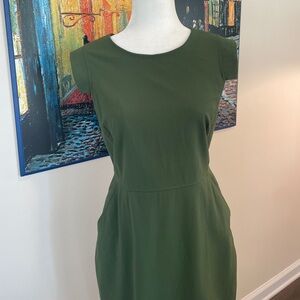 J.Crew 365 Green Resume Dress